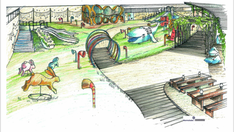 ТЦ Мозайка, общественная зона развлечений и спорта