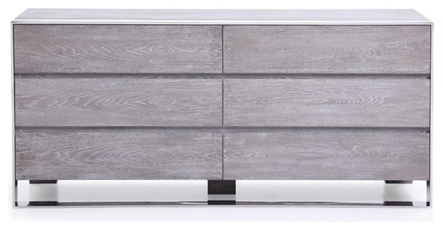 Featured image of post Modern Grey Wood Dresser : Handcut glass mosaic in grey mirror, silver, mirror, and purple mirror decorate the surface i.