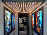 Contemporary Home Theater by RAYVA