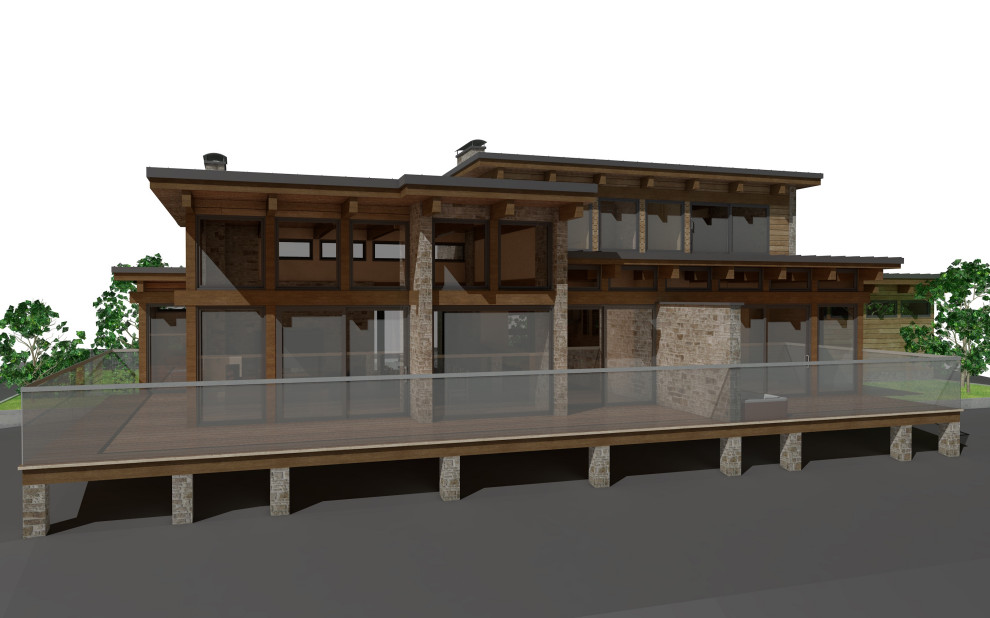 TIMBER FRAME HOUSE TF 3450