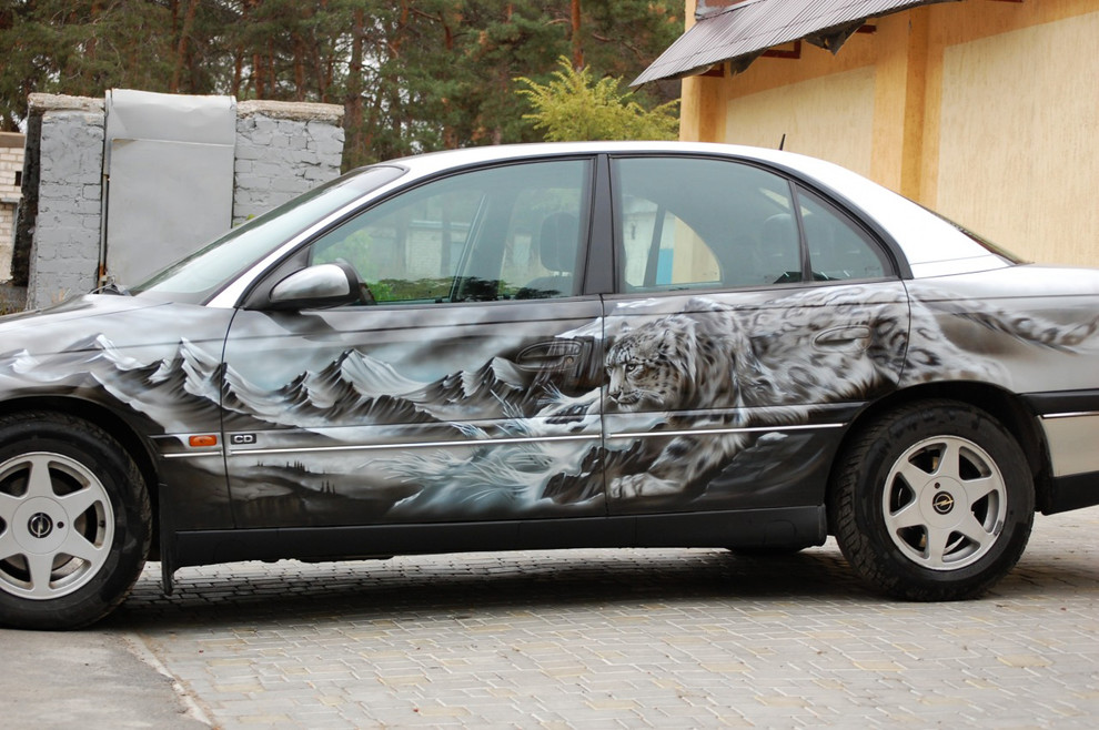 Аэрография на авто.