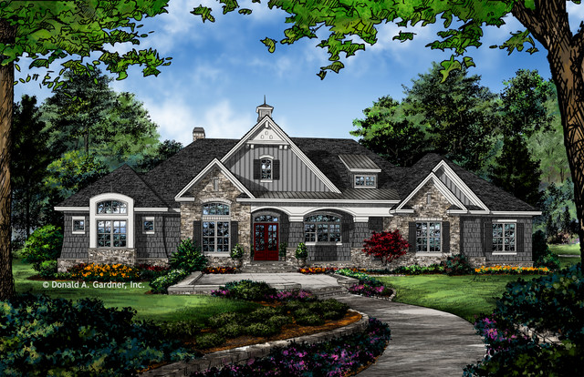 The Chaucer House Plan 1379 - Craftsman - Exterior - Other ...