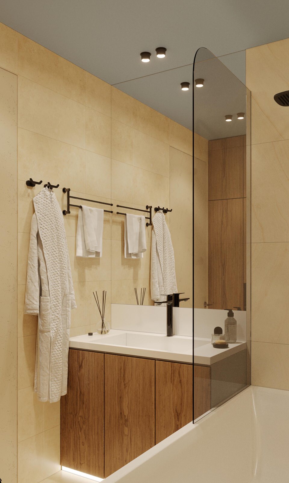 Дизайн интерьера квартиры в скандинавском стиле в ЖК "Московские ворота II"