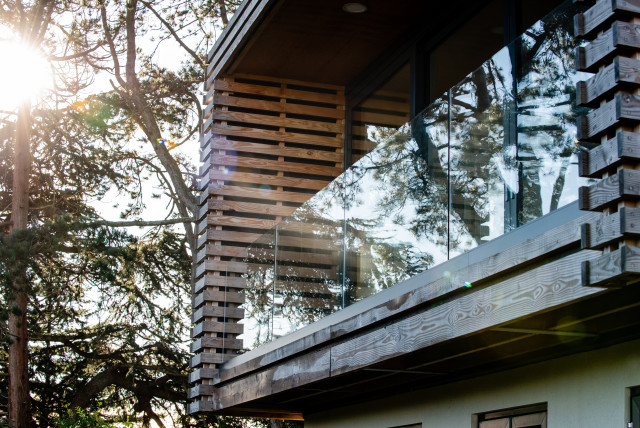 Teign View modern-balkong