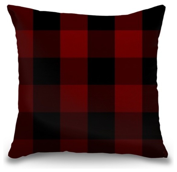 outdoor buffalo plaid pillows