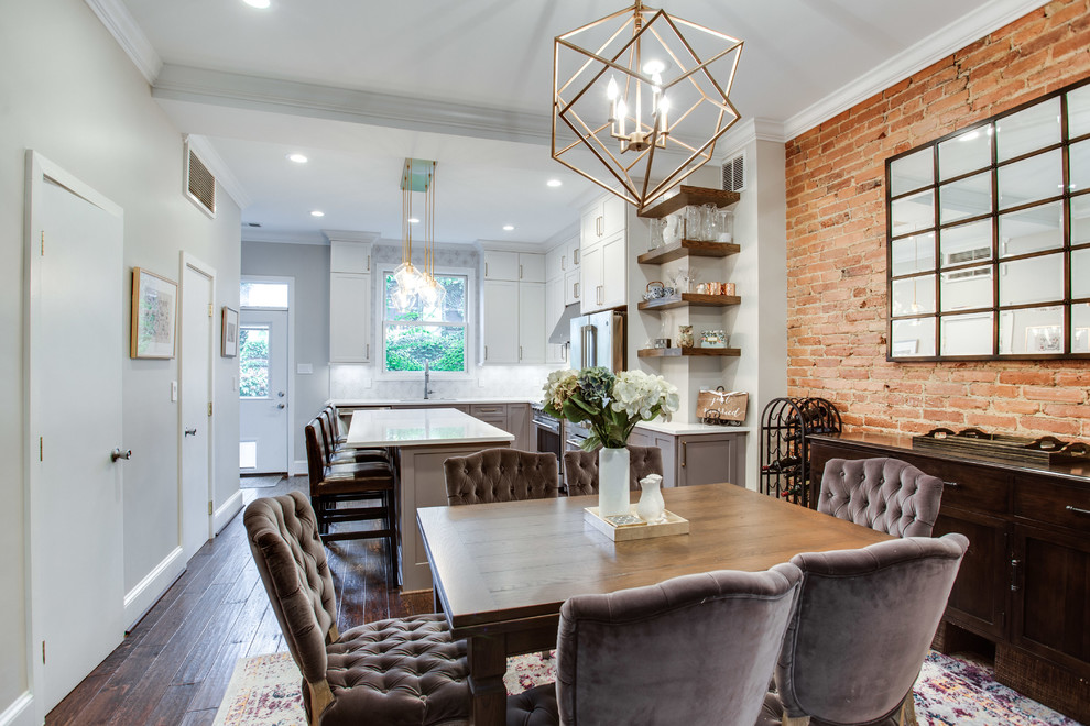 Transitional dining room photo in DC Metro