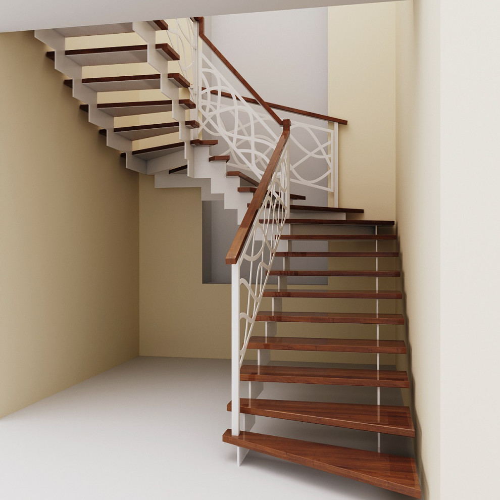 Проект лестницы для согласования с заказчиком.