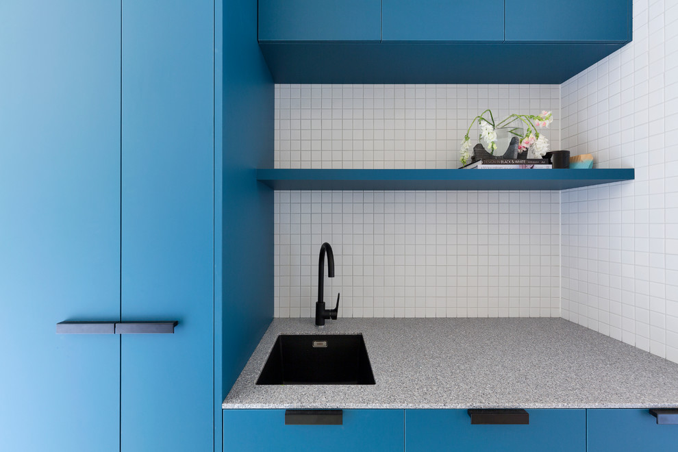 Inspiration for a midcentury laundry room in Sydney.