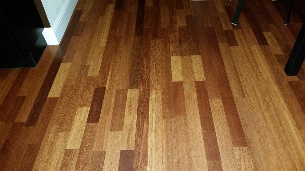 Different hardwood floors on each level?