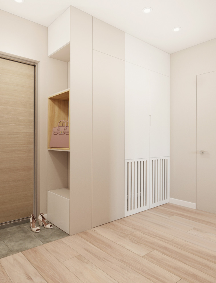 Дизайн двухкомнатной квартиры в лавандовых акцентах