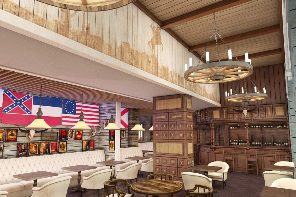 Дизайн-проект интерьера кинотеатра "АмбарСинема" г.Самара