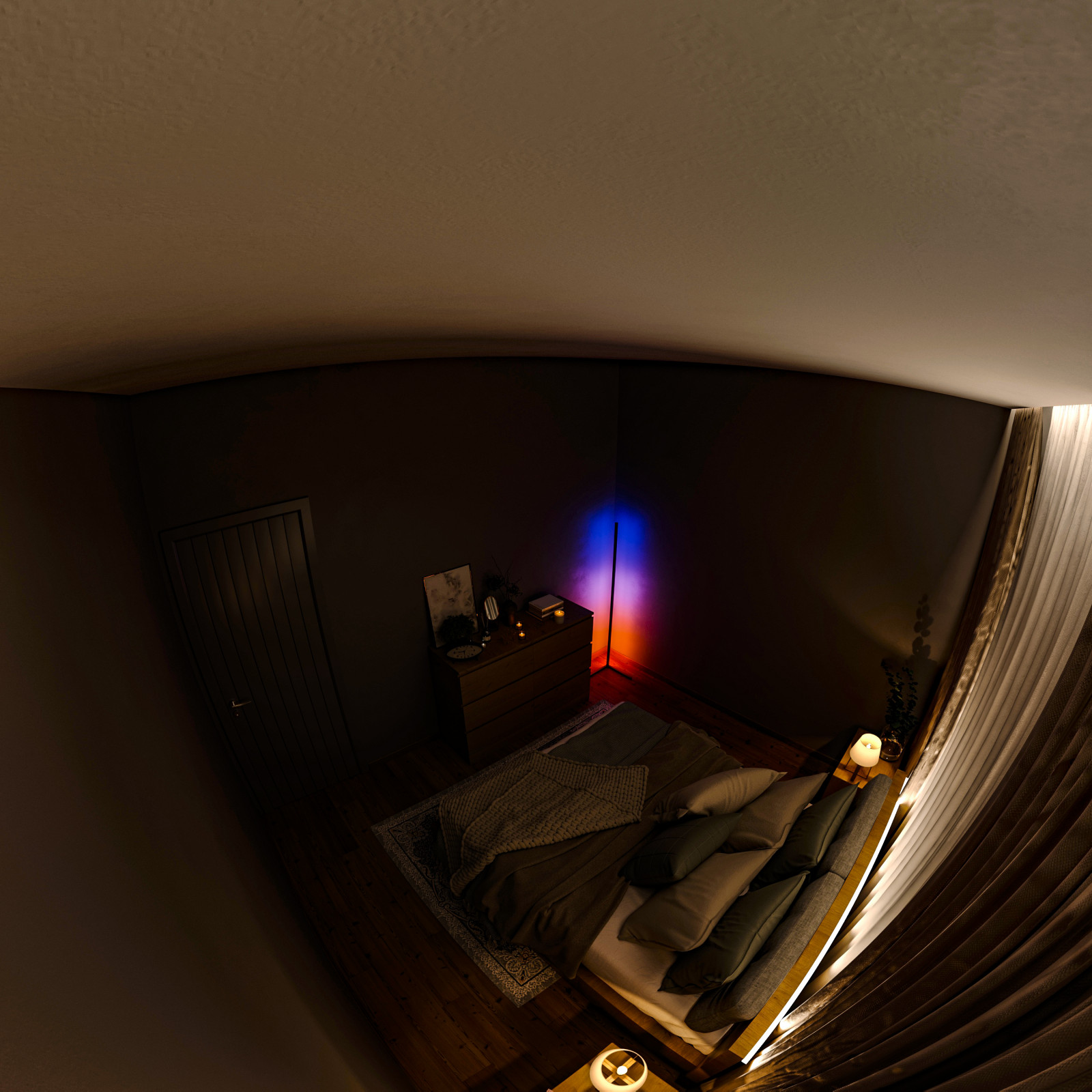 Дизайн спальни в скандинавском стиле