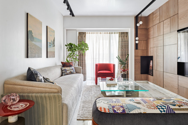 City Apartment modern-wohnbereich
