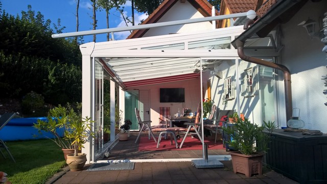 Terrassen&uuml;berdachungen contemporaneo-terraza-y-balcon