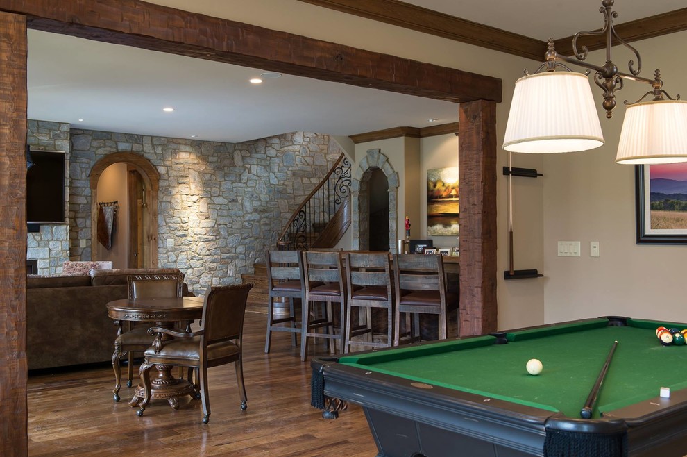 Middle Class Basements Basement Living - Midcentury - Basement - Other - by Fairview Custom ...