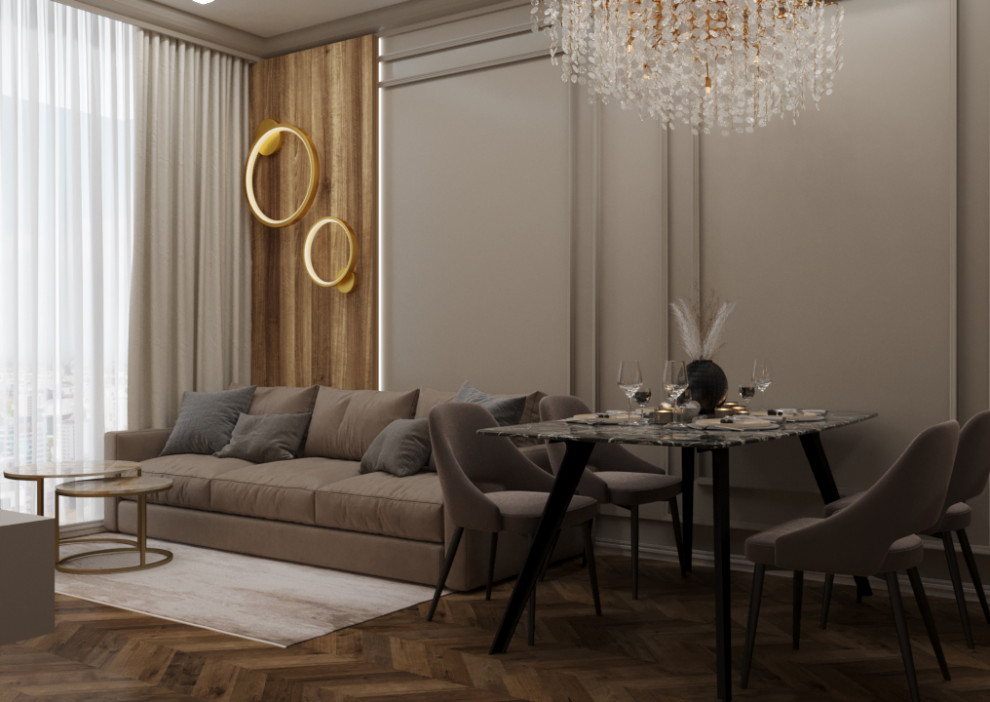 Кухня-гостинная