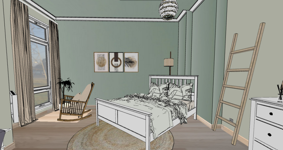 Rustikales Kinderzimmer in Stuttgart