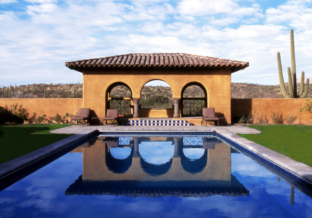 Desert Hacienda american-southwest-swimming-pool-and-hot-tub