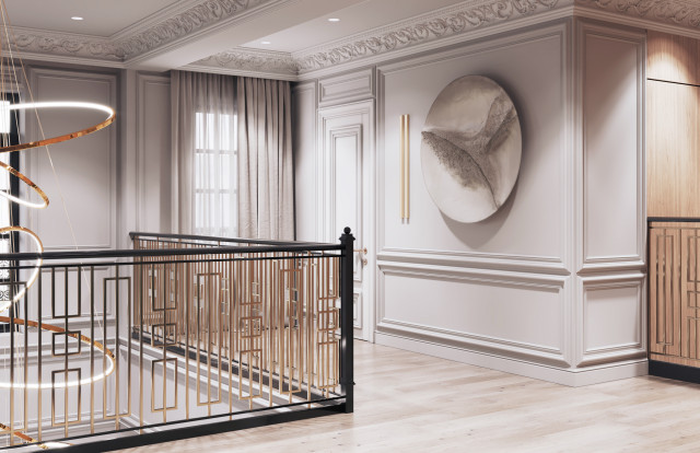 Classical Mansion transitional-hall