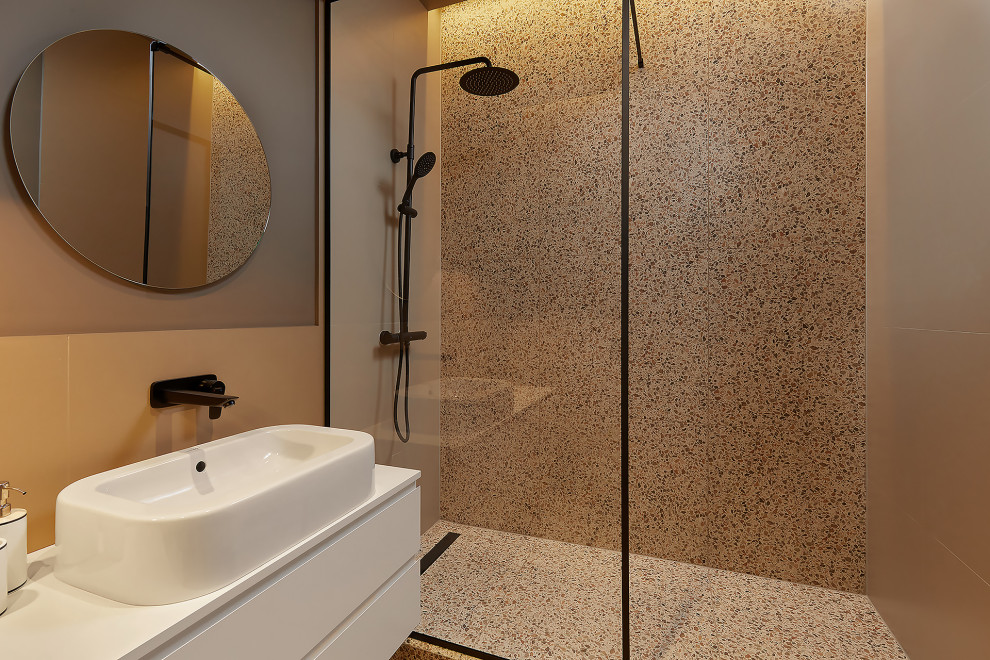 Квартира в Москва-Сити 2 (бежевое дерево)