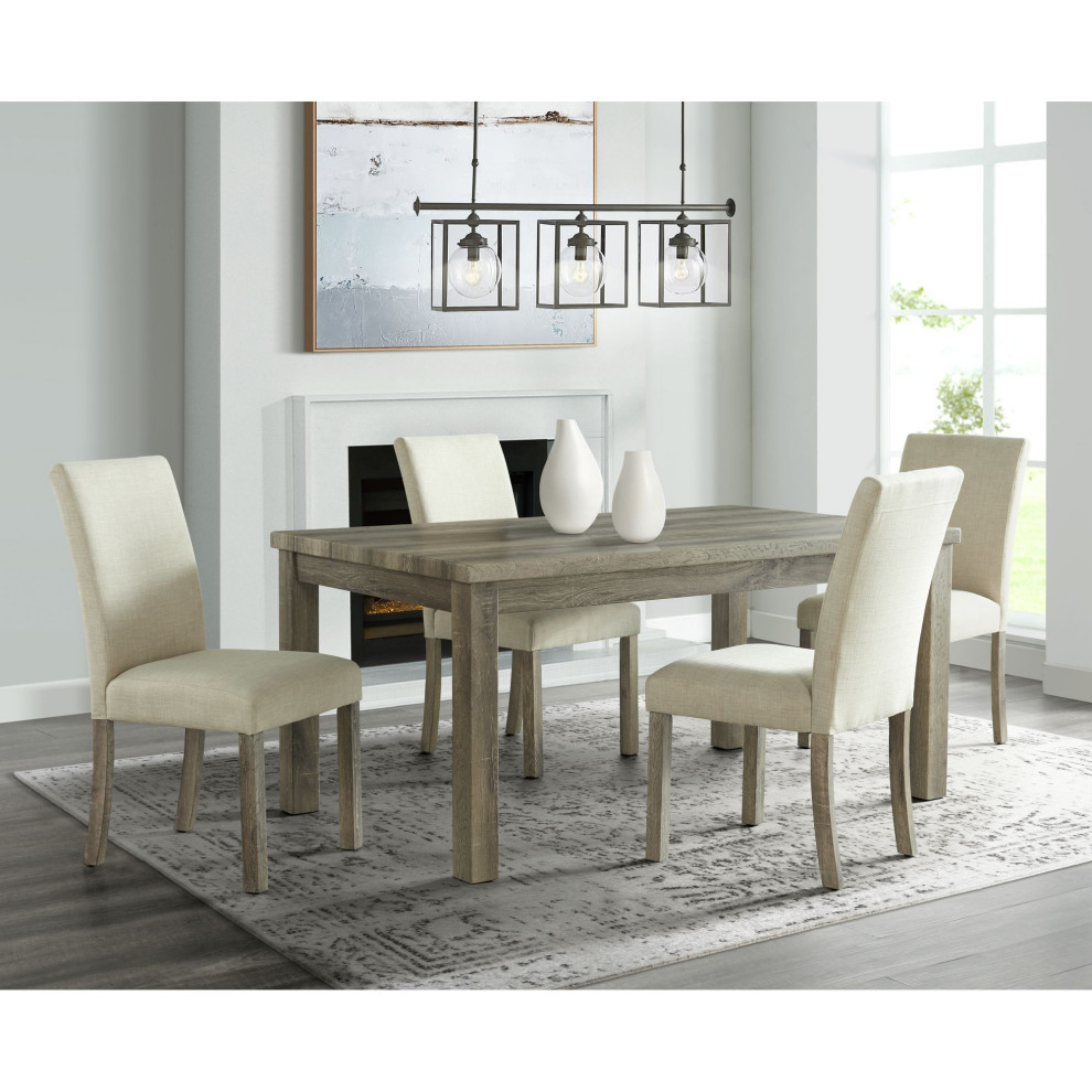 Picket House Turner 5 Piece Standard Height Dining Set Transitional