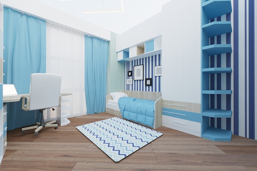 Дизайн детской для мальчика 7 лет