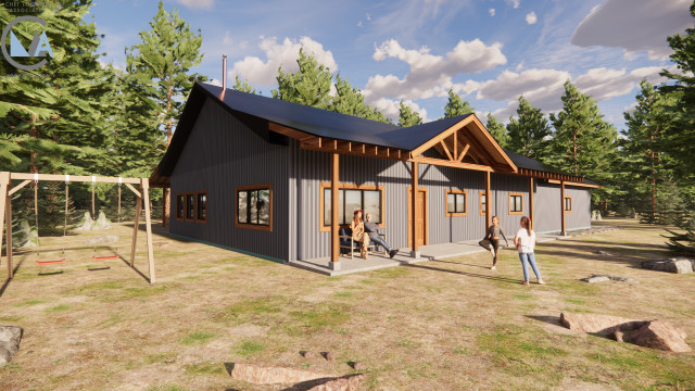 Two Rivers Barndominium rustic