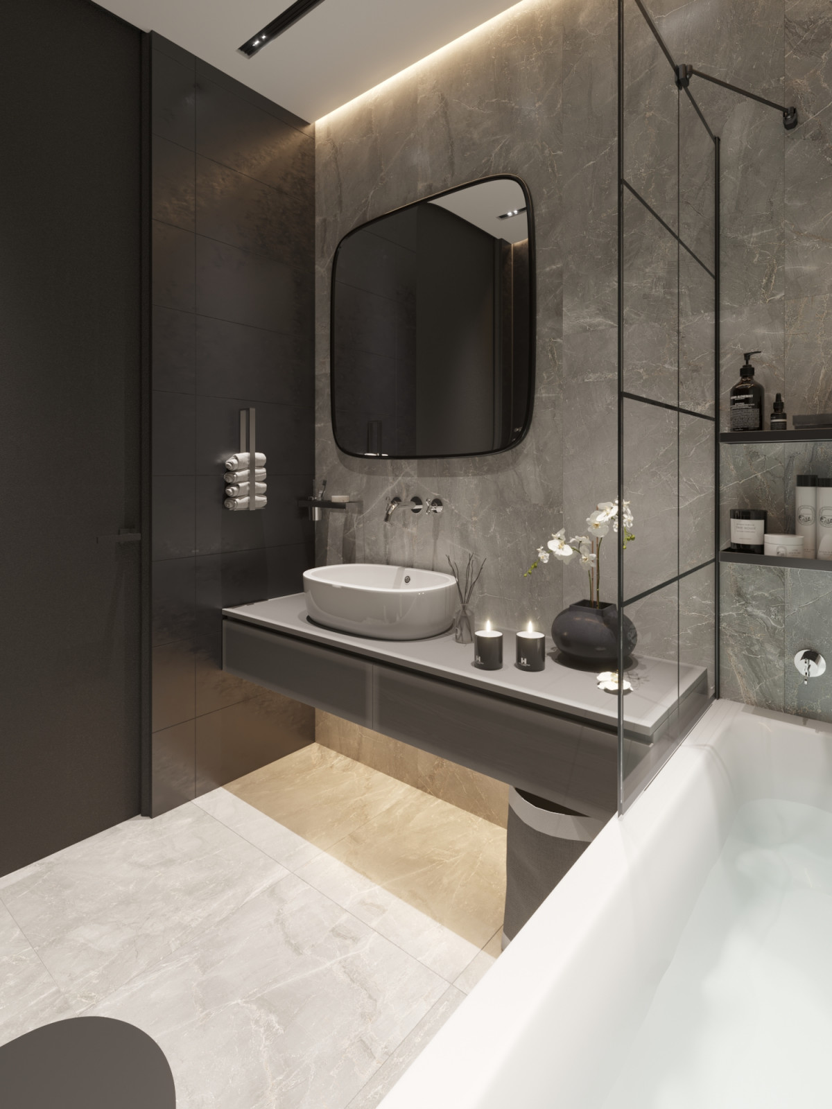 Современная квартира для молодого человека