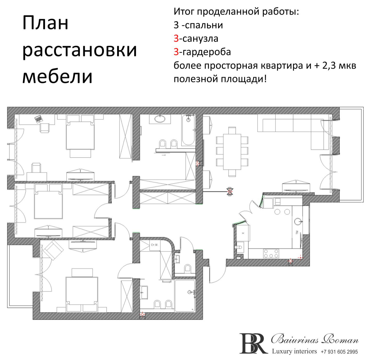 Неоклассика с нотками прованса.