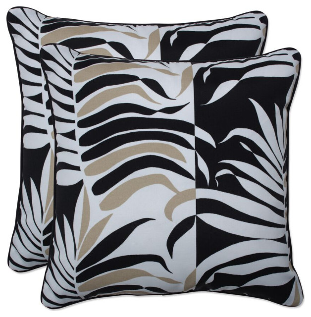 black and tan throw pillows