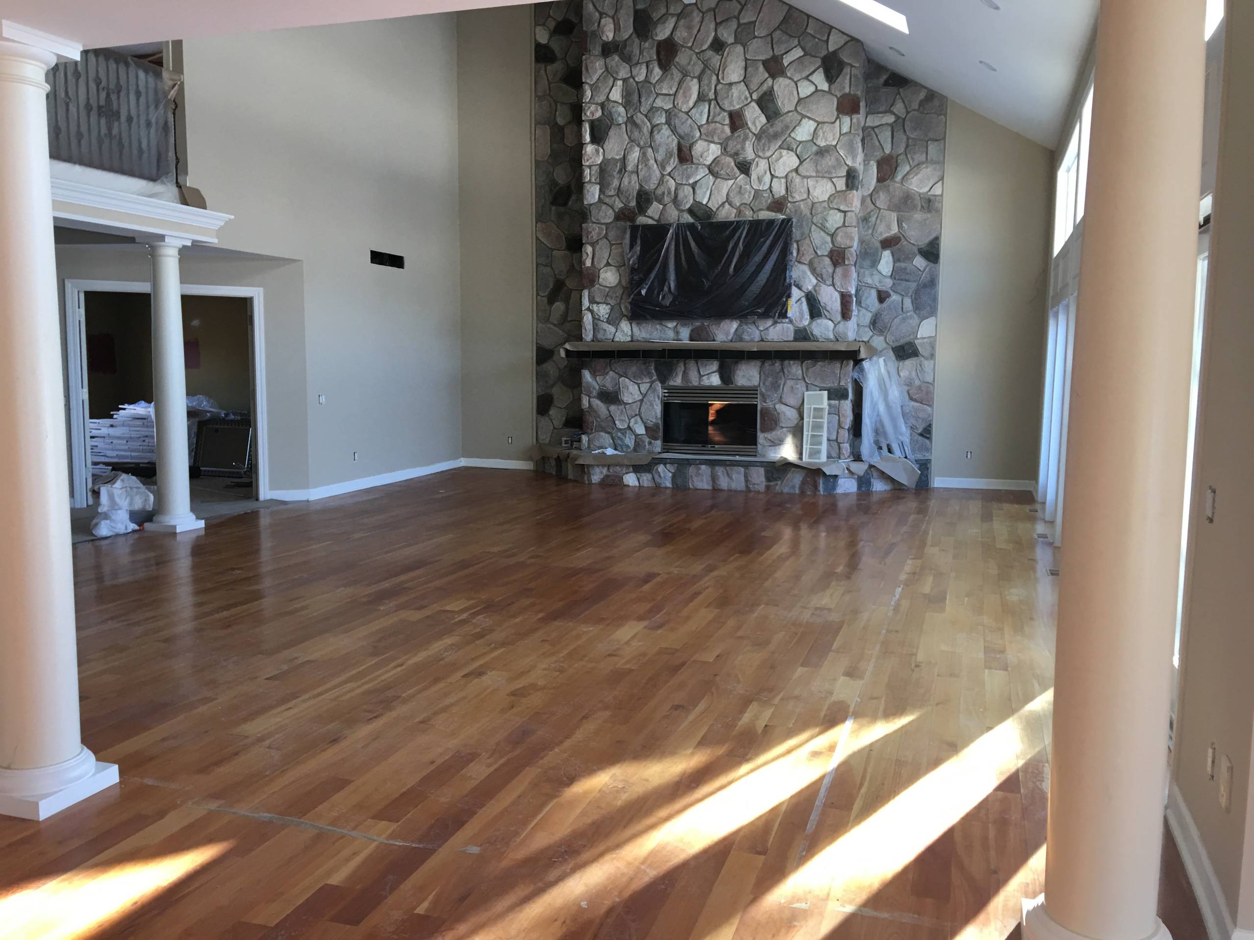 Oxbow lake hardwood flooring and windows