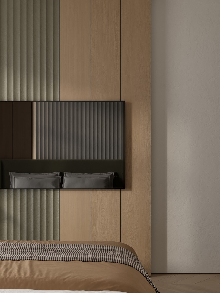 Проект 2-х уровневой квартире в эко-стиле.