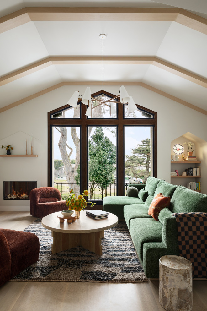 Inspiration for a contemporary living room remodel in San Francisco