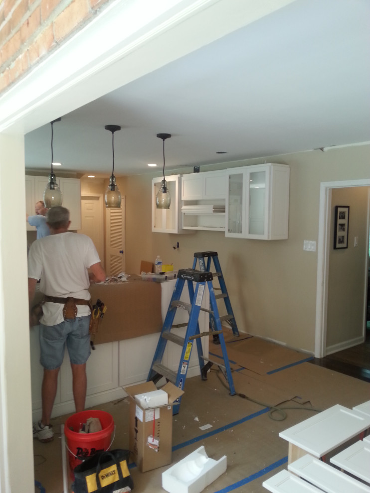 Stacy M Custom Kitchen Flooring + Bump out