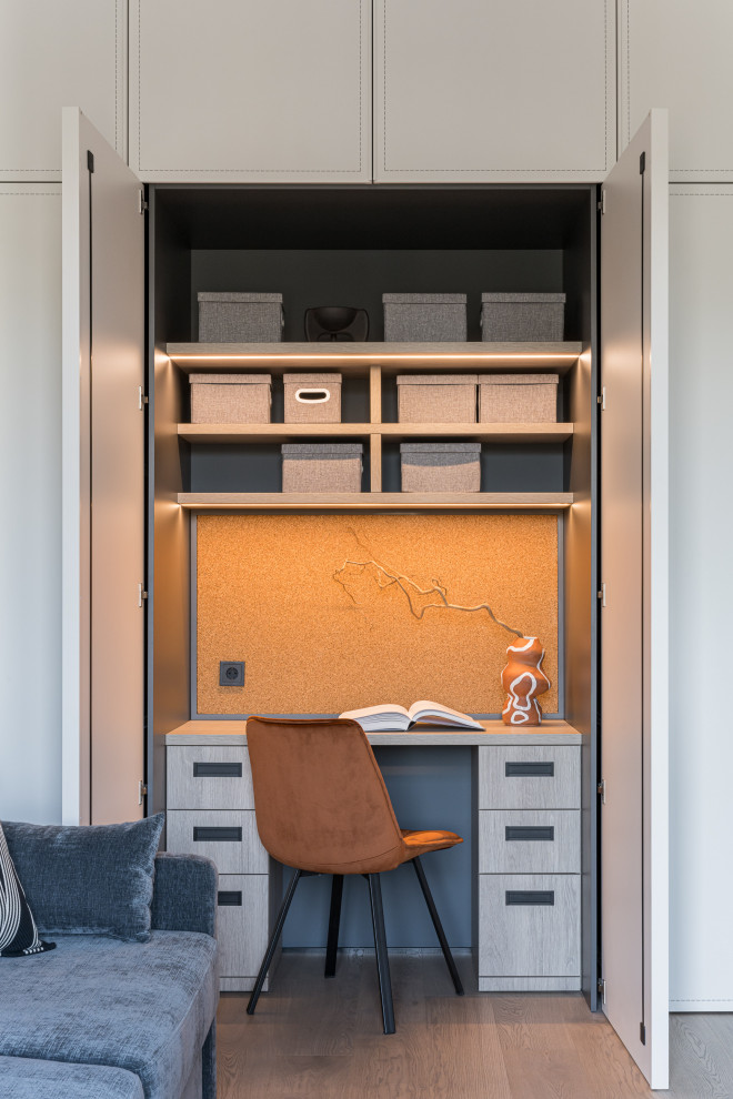 Квартира для активной семьи в минималистичном стиле