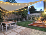 Contemporary Patio by Flores Artscape, Inc.