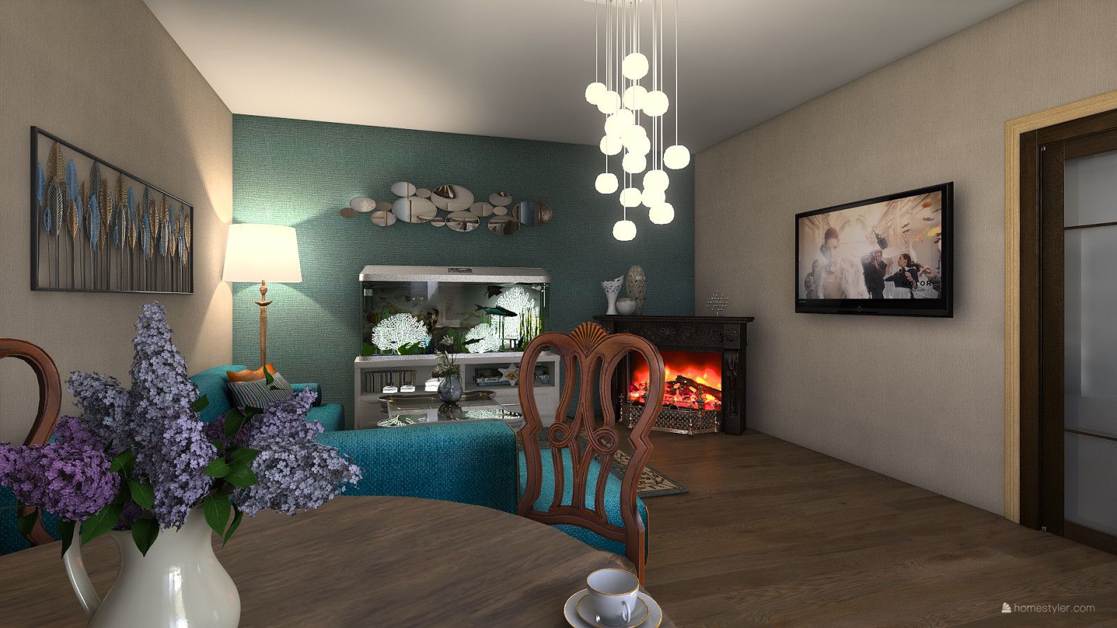 ГОСТИНАЯ в стиле КОНТЕМПОРАРИ