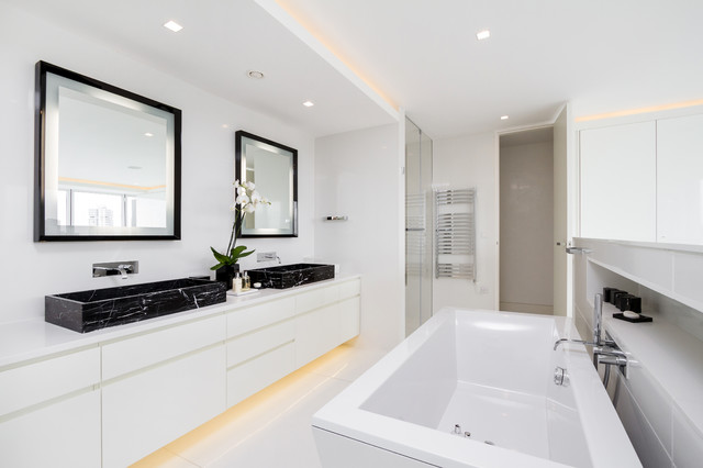 River Re-Development contemporary-badrum
