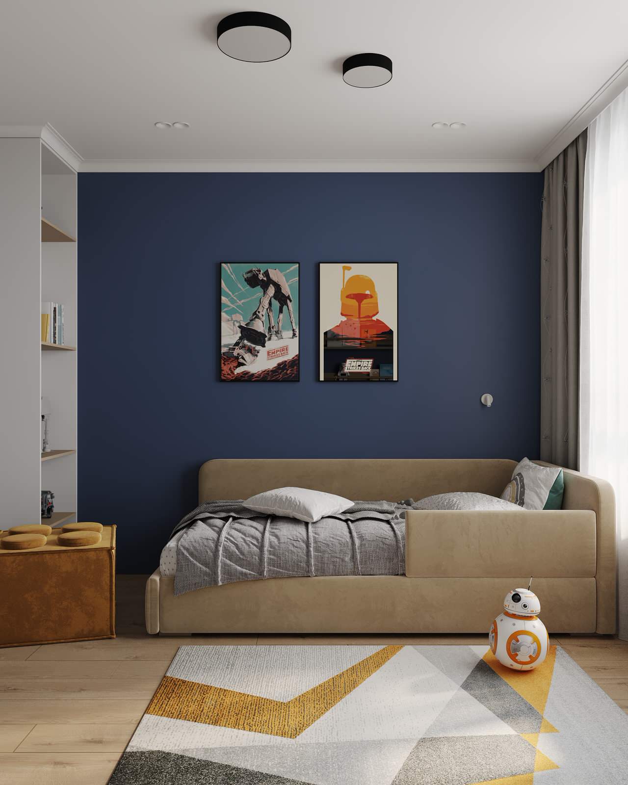 Детская (Четырехкомнатная квартира в ЖК "Илмари", Пенза)