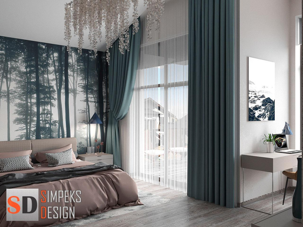 Окно напротив кровати