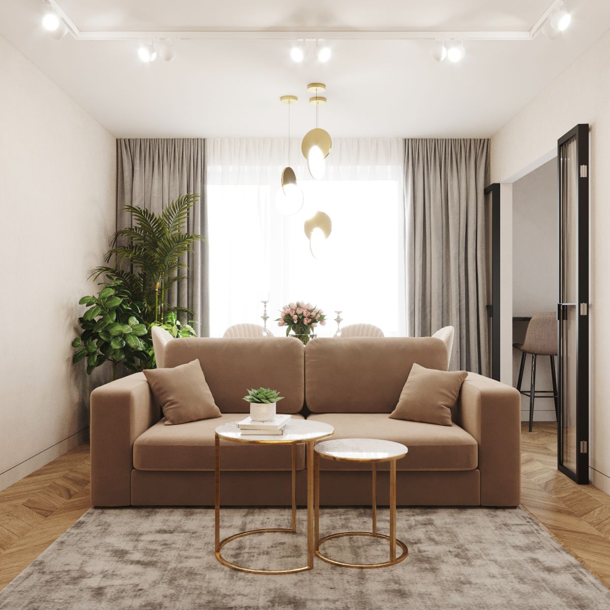 Квартира 43 метра в современном стиле