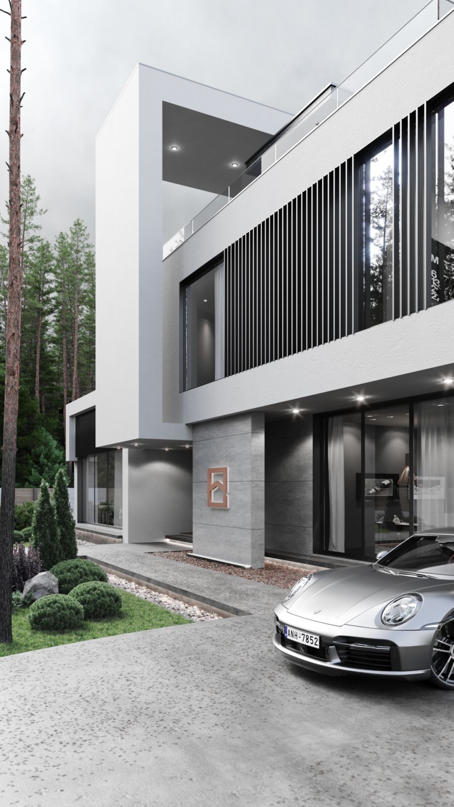 Дом в стиле минимализм 282 м. кв