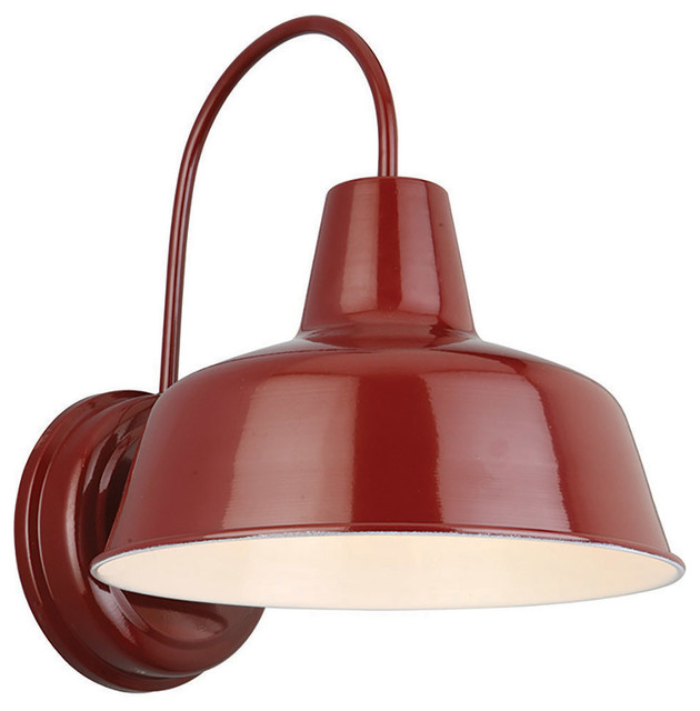 Design House 520559 Mason 11" Tall Wall Sconce - Red