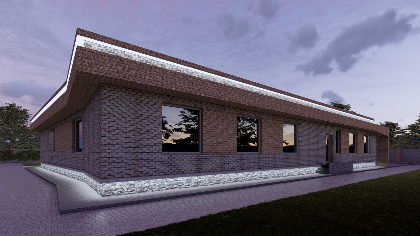 Современный модный жилой дом в Екатеринбурге