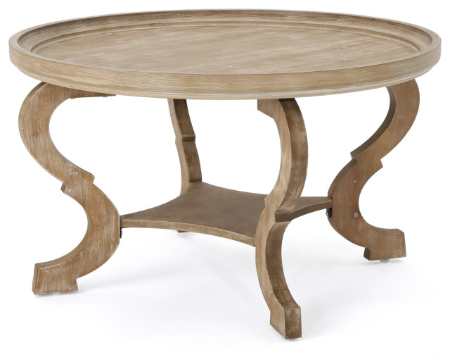 Gdf Studio Alteri Finished Faux Wood, Martha Stewart Elmcrest Coffee Table