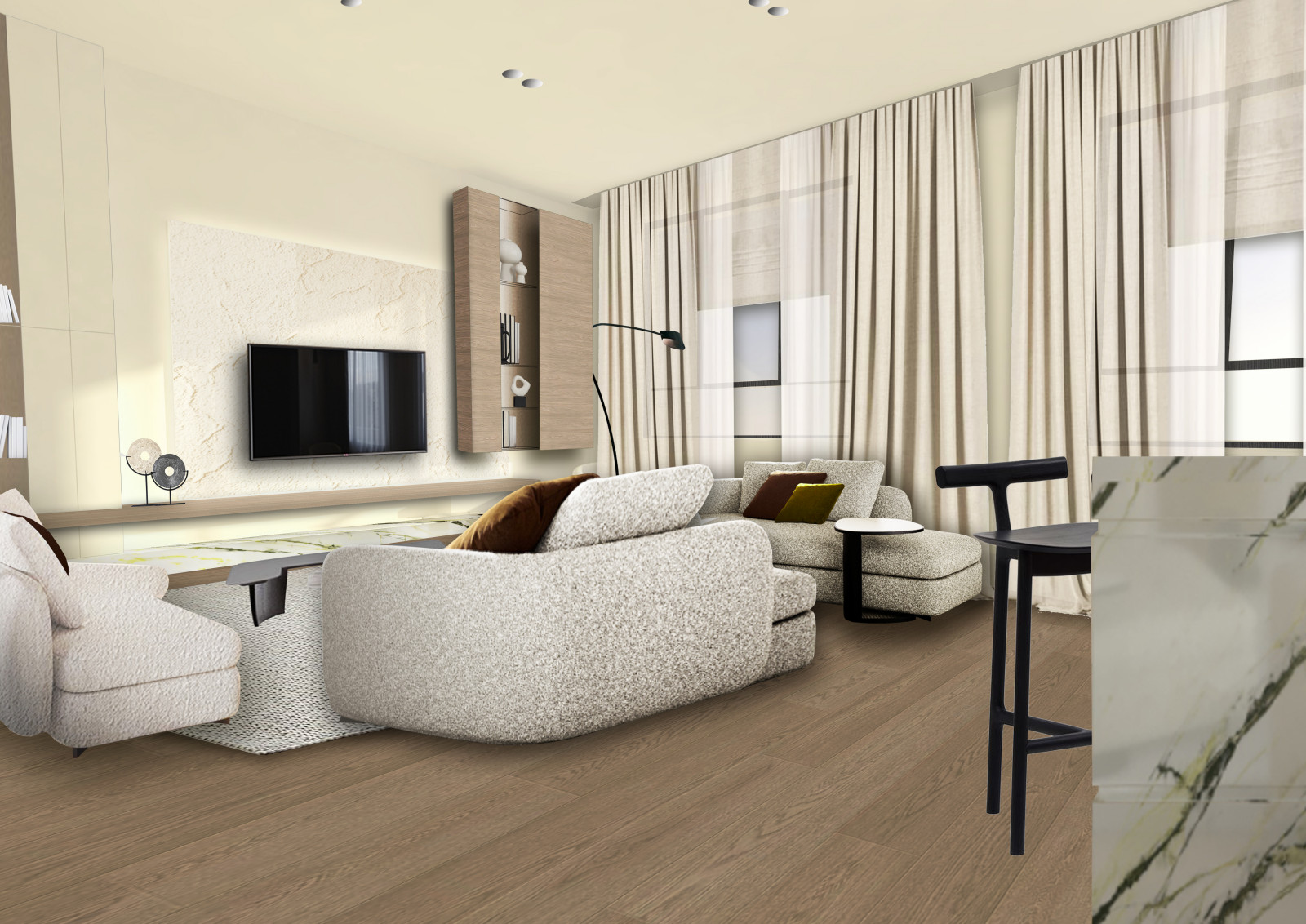 Secret Place. Эскизный проект (Компьютерная подача)