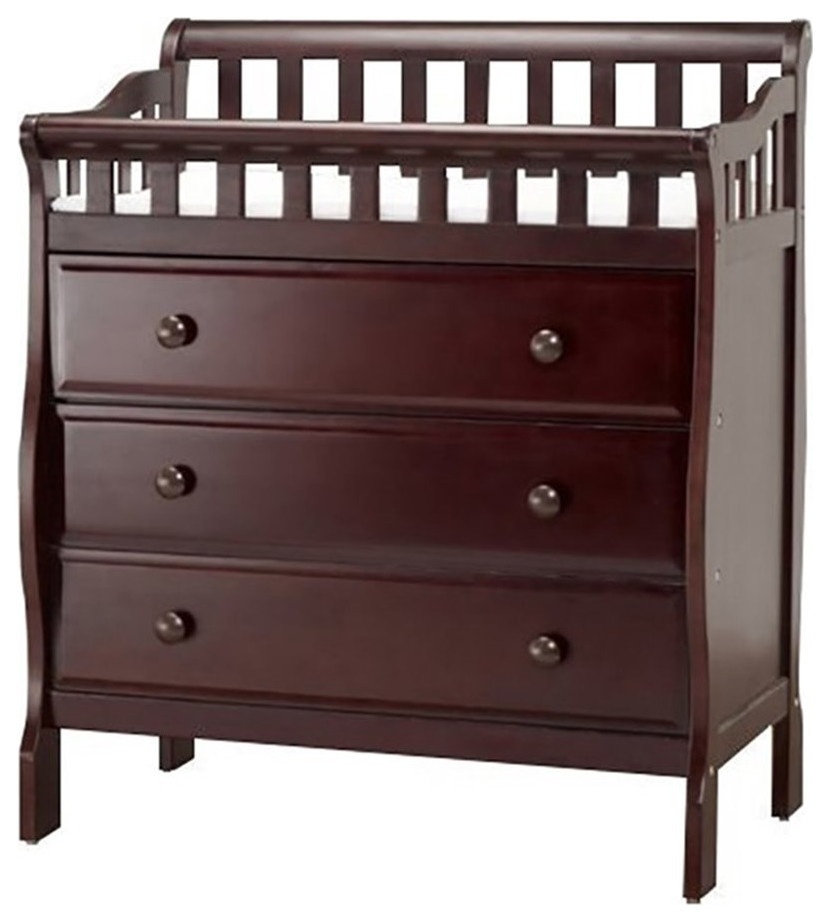Orbelle Oneman Modern New Zealand Pine Solid Wood Changing Tables in