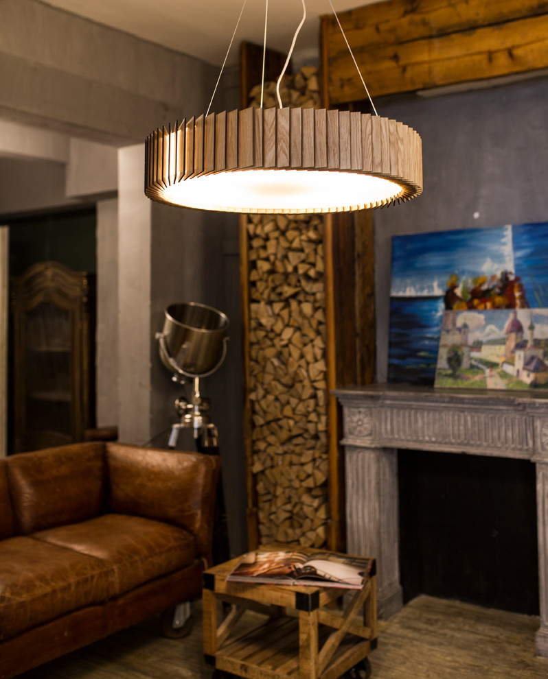 Ротор из дуба в интерьере