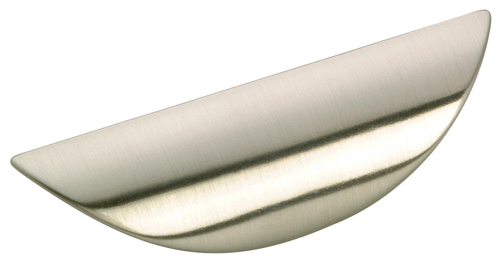 Metal Pull , 1 1/4" (32 mm) CC, Brushed Nickel Contemporary