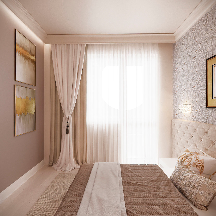 Дизайн трехкомнатной квартиры.